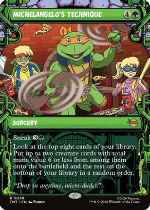 Michelangelo's Technique (Showcase) [Teenage Mutant Ninja Turtles]