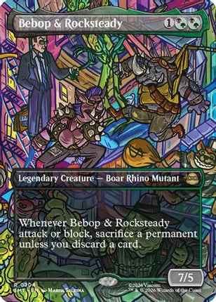 Bebop & Rocksteady (Borderless) [Teenage Mutant Ninja Turtles] Foil