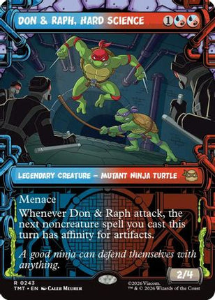 Don & Raph, Hard Science (Showcase) [Teenage Mutant Ninja Turtles] Foil