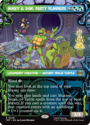 Mikey & Don, Party Planners (Showcase) [Teenage Mutant Ninja Turtles] Foil