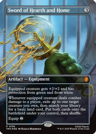 Sword of Hearth and Home (Borderless) - null  [Commander: Teenage Mutant Ninja Turtles] Foil