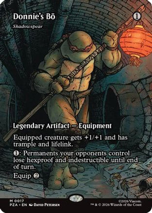 Donnie's Bo - Shadowspear (Borderless) [Teenage Mutant Ninja Turtles Eternal-Legal] Foil