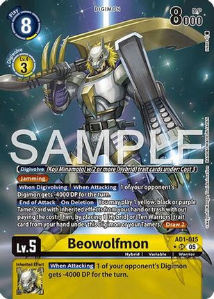 Beowolfmon (Alternate Art) [AD1-015] [Advanced Booster Digimon Generation] Foil