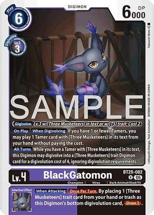 BlackGatomon [BT25-082] [Dual Revolution] Foil