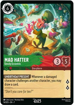 Mad Hatter - Unruly Eccentric (16) - D23 Promos Holofoil