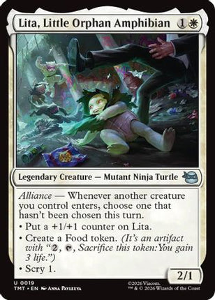 Lita, Little Orphan Amphibian [Teenage Mutant Ninja Turtles] Foil