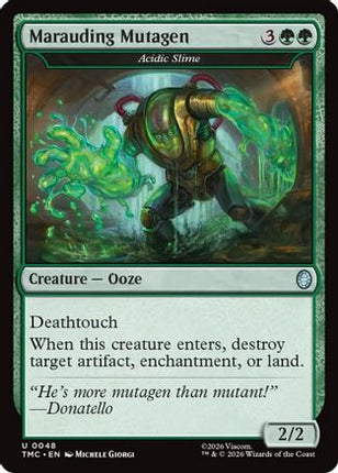 Marauding Mutagen - Acidic Slime [Commander: Teenage Mutant Ninja Turtles] Foil