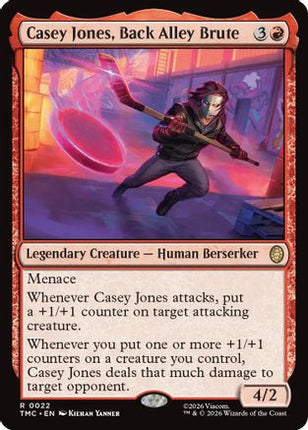 Casey Jones, Back Alley Brute [Commander: Teenage Mutant Ninja Turtles] Foil