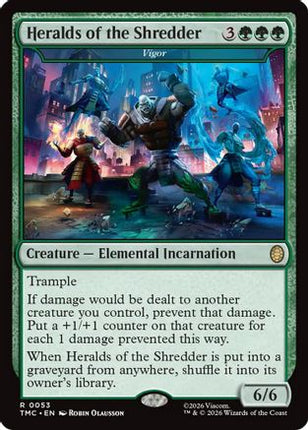 Heralds of the Shredder - Vigor [Commander: Teenage Mutant Ninja Turtles] Foil