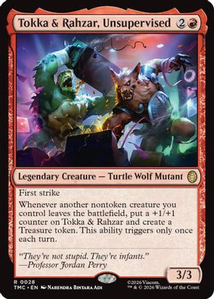 Tokka & Rahzar, Unsupervised [Commander: Teenage Mutant Ninja Turtles] Foil