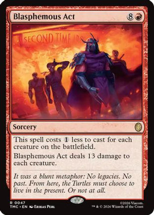 Blasphemous Act [Commander: Teenage Mutant Ninja Turtles] Foil