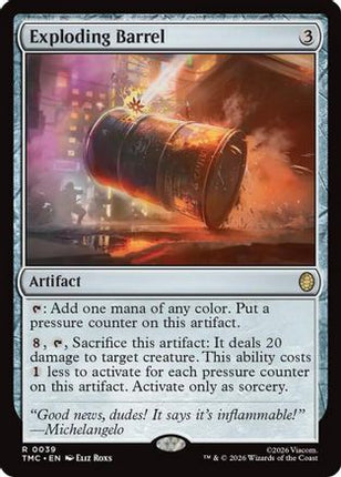 Exploding Barrel [Commander: Teenage Mutant Ninja Turtles] Foil