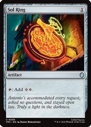 Sol Ring [Commander: Teenage Mutant Ninja Turtles] Foil