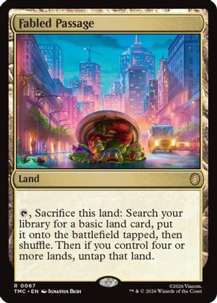 Fabled Passage [Commander: Teenage Mutant Ninja Turtles] Foil