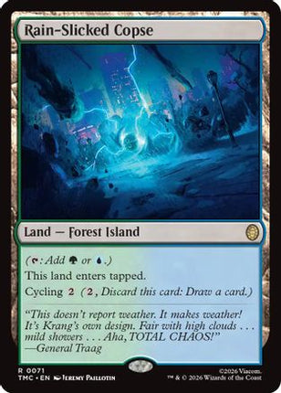 Rain-Slicked Copse [Commander: Teenage Mutant Ninja Turtles] Foil
