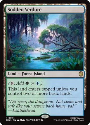 Sodden Verdure [Commander: Teenage Mutant Ninja Turtles] Foil