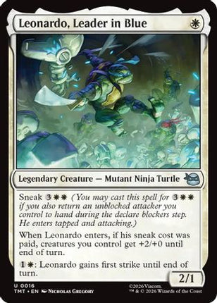 Leonardo, Leader in Blue [Teenage Mutant Ninja Turtles] Foil