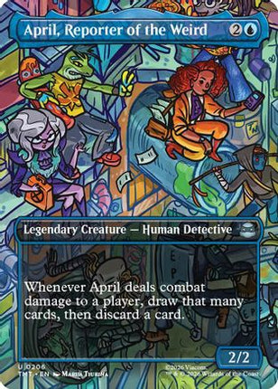 April, Reporter of the Weird (Borderless) [Teenage Mutant Ninja Turtles] Foil