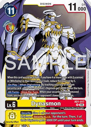 Dynasmon - AD1-017 [AD1-017] [Advanced Booster Digimon Generation] Foil