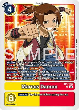 Marcus Damon - BT17-087 (Reprint) [BT17-087] [Advanced Booster Digimon Generation] Foil