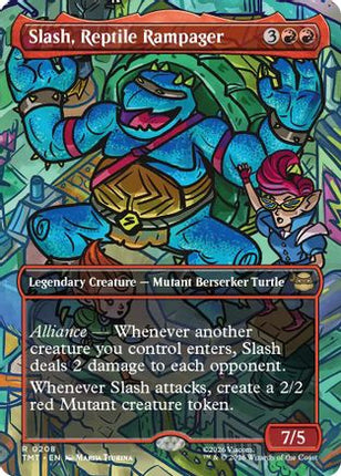 Slash, Reptile Rampager (Borderless) [Teenage Mutant Ninja Turtles]