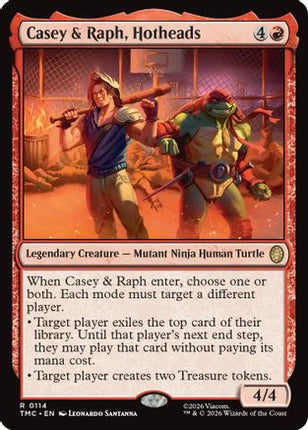 Casey & Raph, Hotheads [Commander: Teenage Mutant Ninja Turtles]