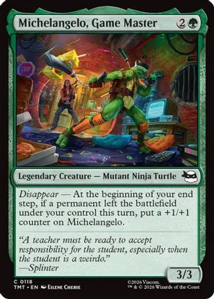 Michelangelo, Game Master [Teenage Mutant Ninja Turtles] Foil