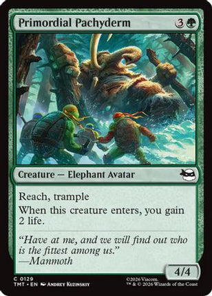 Primordial Pachyderm [Teenage Mutant Ninja Turtles] Foil