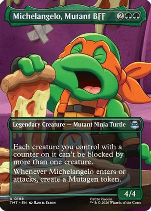 Michelangelo, Mutant BFF (Borderless) [Teenage Mutant Ninja Turtles]