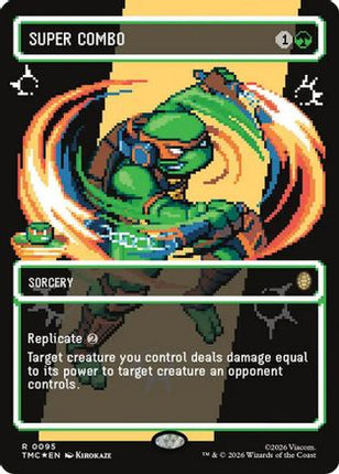 Super Combo (Borderless) (Surge Foil) [Commander: Teenage Mutant Ninja Turtles] Foil