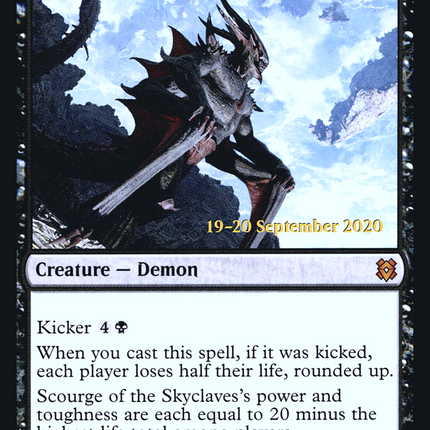 Scourge of the Skyclaves [Zendikar Rising Promos] Prerelease Foil