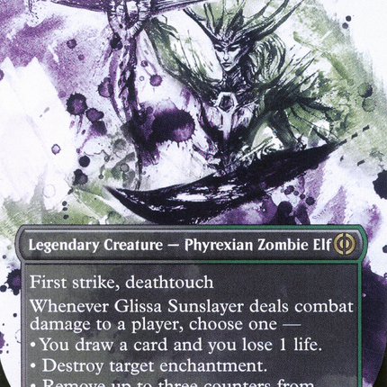 Glissa Sunslayer (Showcase) (Borderless) [Phyrexia: All Will Be One]