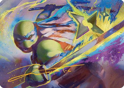Leonardo's Technique Art Card [Art Series: Teenage Mutant Ninja Turtles]