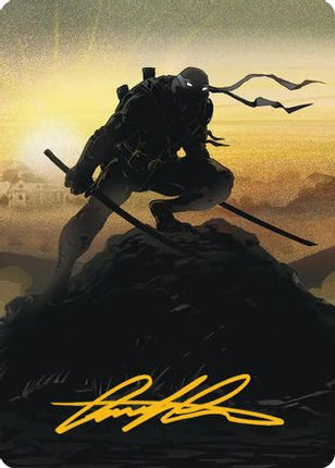Leonardo, Sewer Samurai Art Card (20/54) [Art Series: Teenage Mutant Ninja Turtles]