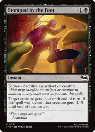 Stomped by the Foot [Teenage Mutant Ninja Turtles] Foil