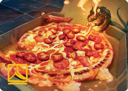 Spicy Oatmeal Pizza Art Card [Art Series: Teenage Mutant Ninja Turtles]