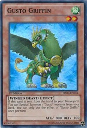 Gusto Griffin (Super Rare) [HA07-EN004] 1st Edition