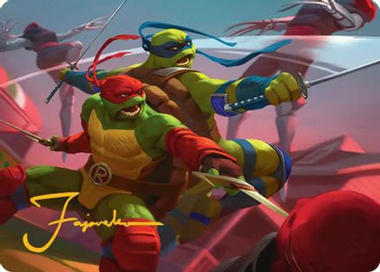Raph & Leo, Sibling Rivals Art Card [Art Series: Teenage Mutant Ninja Turtles]
