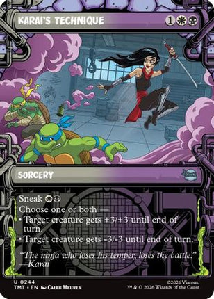 Karai's Technique (Showcase) [Teenage Mutant Ninja Turtles] Foil