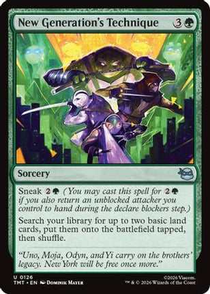 New Generation's Technique [Teenage Mutant Ninja Turtles] Foil