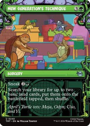 New Generation's Technique (Showcase) [Teenage Mutant Ninja Turtles] Foil