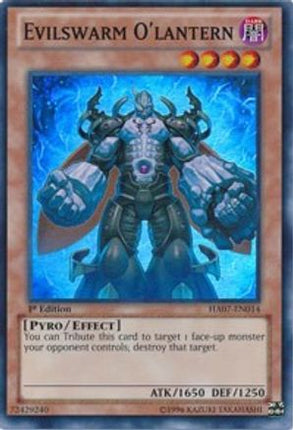Evilswarm O'lantern (Super Rare) [HA07-EN014] 1st Edition