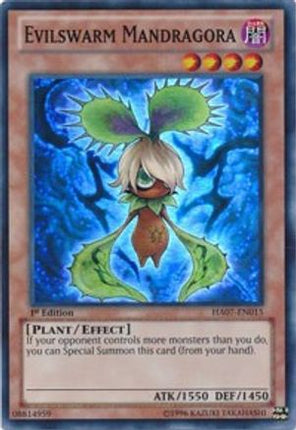 Evilswarm Mandragora (Super Rare) [HA07-EN015] Unlimited