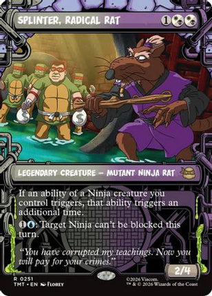 Splinter, Radical Rat (Showcase) [Teenage Mutant Ninja Turtles] Foil