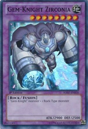 Gem-Knight Zirconia (Super Rare) [HA07-EN018] 1st Edition