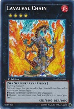 Lavalval Chain (Secret Rare) [HA07-EN019] 1st Edition