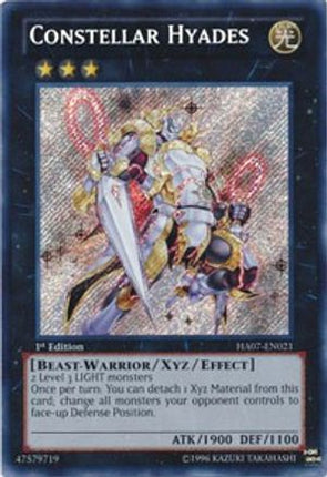 Constellar Hyades (Secret Rare) [HA07-EN021] Unlimited