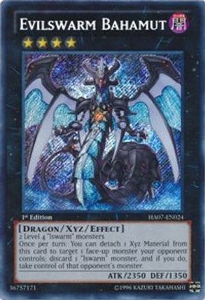 Evilswarm Bahamut (Secret Rare) [HA07-EN024] Unlimited