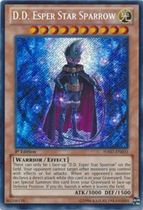 D.D. Esper Star Sparrow (Secret Rare) [HA07-EN031] Unlimited