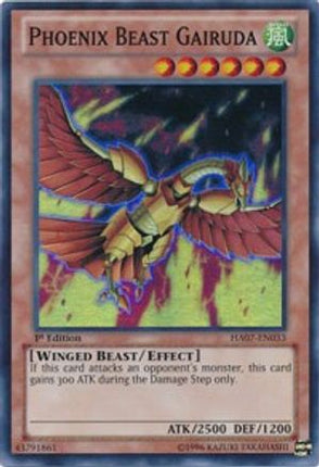 Phoenix Beast Gairuda (Super Rare) [HA07-EN033] 1st Edition